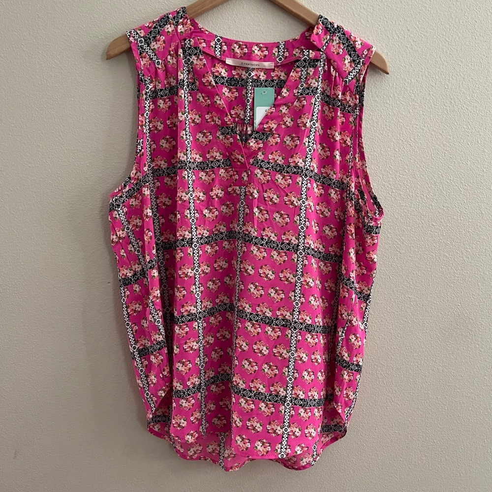 41 Hawthorn Sleeveless Top, Fuchsia, NWT, XL